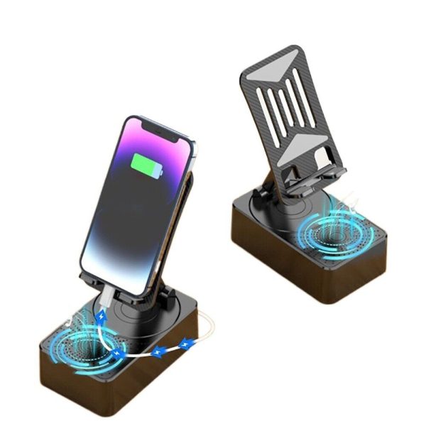 3 In 1 Desktop Mobile Holder With Speaker & Power Bank - Image 3